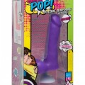 American Pop! Icon Slim 6″ Vac-U-Lock Özellikli Realistik Dildo 16.5 cm Mor 4