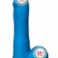 American Pop! Icon Slim 6″ Vac-U-Lock Özellikli Realistik Dildo 16.5 cm Mavi 1
