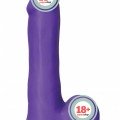 American Pop! Icon Slim 6″ Vac-U-Lock Özellikli Realistik Dildo 16.5 cm Mor 1