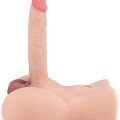 Barnett Male Butt Titreşimli İtme Hareketli Şarjlı Uzaktan Kumandalı Penisli Yarım Vücut Ek Resim