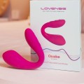 Lovense Dolce Çiftler için Ayarlanabilir Telefon Kontrollü Vibratör 4