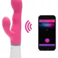 Lovense Nora Çiftler için Bluetooth ve Telefon Kontrollü Rabbit Vibratör 2