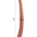 King Size Ultra Gerçekçi Çift Başlı Dildo 36 cm 3