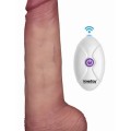 Lovetoy 8.5″ Vibrating Sliding Skin Pro II Silicone Dong 21.5cm 3