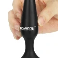 LoveToy LURE ME Silicone Anal Plug S 11.5 cm Siyah 3