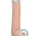 LoveToy Sliding Çift Katmanlı Realistik Dildo 23 cm 1