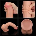 LoveToy Sliding Skin Dual Layer Çift Katmanlı Dildo 29 cm 5