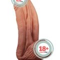 Çift Katmanlı Platinyum Silikon Dildo 25 cm 1