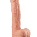 LoveToy Çift Katmanlı Platinyum Silikon Realistik Dildo 28 cm 3