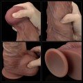 Lovetoy 10.5” Dual Layered Silicone Cock XXL 27cm Ek Resim