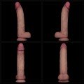 Lovetoy 10″ Vibrating Sliding Skin Pro II Silicone Dong 25cm 5