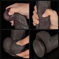 Lovetoy 14.5” Dual Layered Bendable Silicone Cock XXL Dildo 37.5cm 4