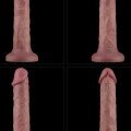 Lovetoy 8” Vibrating Dual Density Power Cock Şarjlı Titreşimli Dildo 20cm 3