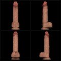 Lovetoy 9” Sliding Skin Pro Dual Layer Silicone Dong 23.7cm 3