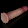 Lovetoy 9” Sliding Skin Pro II Dual Layer Silicone Dong 22.7cm 4