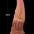 LoveToy Çift Katmanlı Platinyum Silikon Monster Dildo 25 cm 4
