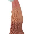 LoveToy Çift Katmanlı Platinyum Silikon Monster Dildo 25 cm 1