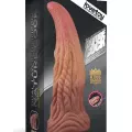 LoveToy Çift Katmanlı Platinyum Silikon Monster Dildo 25 cm Ek Resim