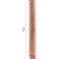 King Size Slim Ultra Çift Başlı Dildo 43 cm 3