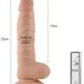 LoveToy Realistik Titreşimli Dildo 21 cm 3