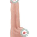 LoveToy Sliding Skin Dual Layer Çift Katmanlı Dildo 29 cm 1