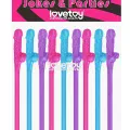 Original Willy Straws Penis Pipet 9 Adet 1