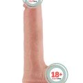 LoveToy Dual Layered Platinum Silicone Realistik Penis 20.5 cm 1