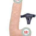NOXXX İçi Dolu Belden Bağlamalı Realistik Penis 18 cm 1