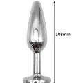 NOXXX Steel Metal Jeweled Taşlı Çelik Anal Plug 11 cm 3