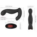 Jiggle Uzaktan Kumandalı Şarjlı Anal Vajinal Klitoris ve Prostat Vibratörü 3