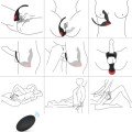 Langer-RTC Prostat ve Penis Halkalı Şarjlı Uzaktan Kumandalı Anal Vibratör 5