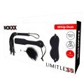 NOXXX LIMITLESS Kırbaç Şaplak Maske ve Tüy Seti 1