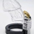 Transparan Chastity Cage Ayarlanabilir Penis Kilidi 3