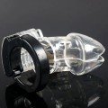 Transparan Chastity Cage Ayarlanabilir Penis Kilidi 5