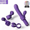 Magic Stick S1 Plus 4 Farklı Başlıklı Çok Fonksiyonlu Vibratör 1