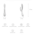 Ovo K3 Rabbit Vibratör White 3