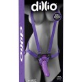 Pipedream Dillio 7″ Strap on Suspender Harness Set Mor 6
