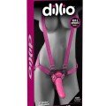Pipedream Dillio 7″ Strap on Suspender Harness Set Pembe Ek Resim