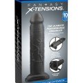Pipedream X-tensions Silikon İçi Boş Protez Penis Siyah 25 cm 5