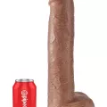 Pipedream King Cock 15″ Gerçekçi Dev Dildo 38 cm Karamel 3
