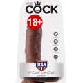 Pipedream King Cock W/ Balls 8″ Realistik Penis Melez Ek Resim