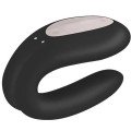Satisfyer Double Joy Çiftler İçin Akıllı Telefon Kontrollü Vibratör Siyah 2