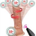 SHEQU Bronte Swaying Uzaktan Kumandalı Şarjlı Döner Başlı Titreşimli Realistik Dildo 20.5 cm 1