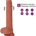 SHEQU William İleri Geri Hareketli Döner Başlı Şarjlı Realistik Dildo 22 cm Ek Resim