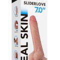 Real Skin 7″ Çift Katmanlı Kayan Derili Gerçekçi Penis 18 cm 6