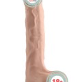 VSCNovelty 10″ Çift Katmanlı Kayan Derili Gerçekçi Penis 25 cm 1