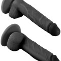 VSCNovelty Mr. Rude 7.1” Gerçekçi Siyah Penis 18 cm 3