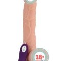 XISE Optimus Realistik Dokulu Titreşimli Büyük Dildo 26 cm 1