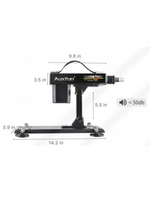 Auxfun 3XLR Vantuz Adaptörlü Seks Makinesi 5