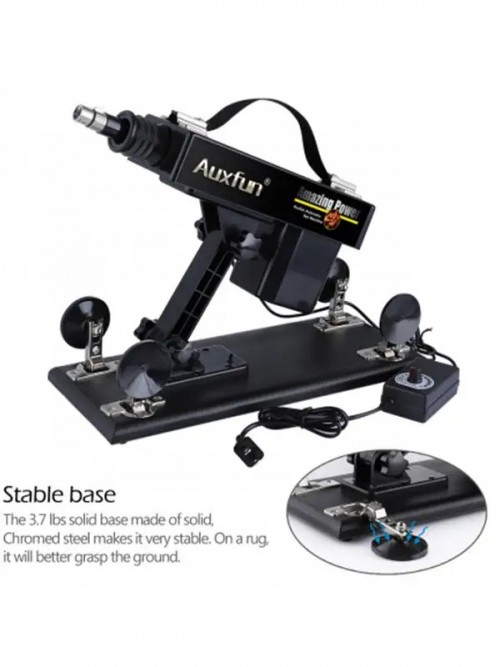 Auxfun 3XLR Vantuz Adaptörlü Seks Makinesi 6